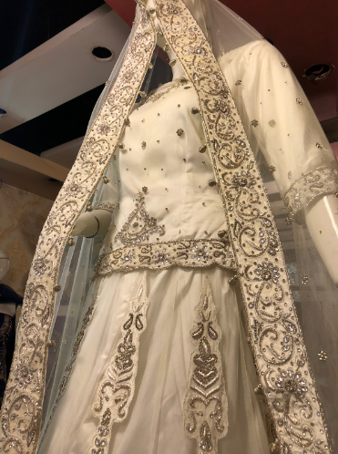 White Nikkah Bridal Dress