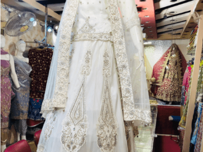 White Nikkah Bridal Dress