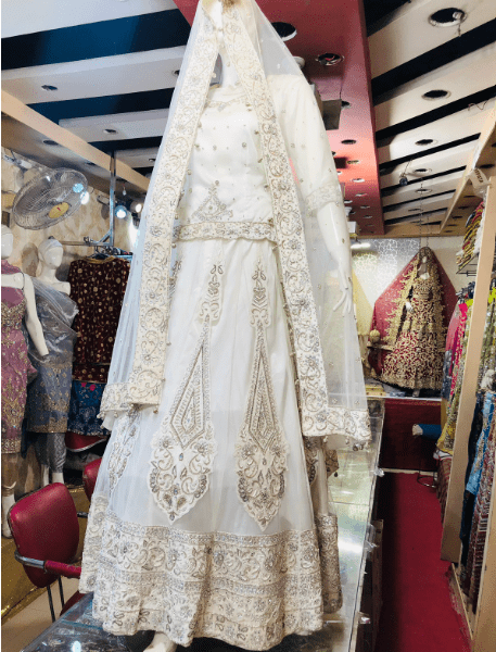 White Nikkah Bridal Dress