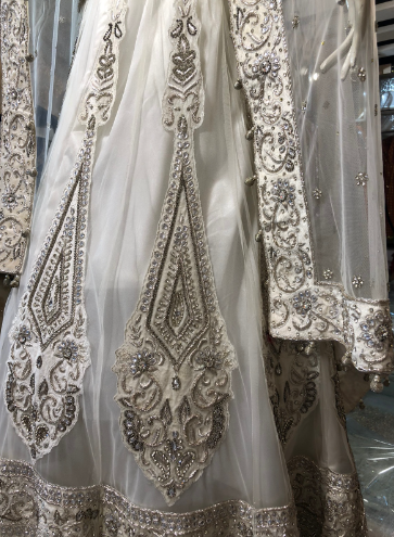 White Nikkah Bridal Dress