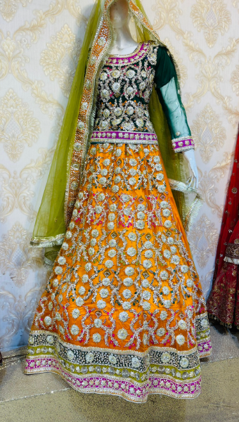 Beautiful Mehndi Lehnga