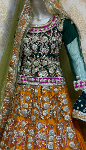 Beautiful Mehndi Lehnga