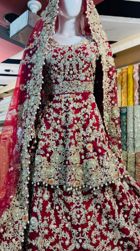Zouk peplum style lehnga