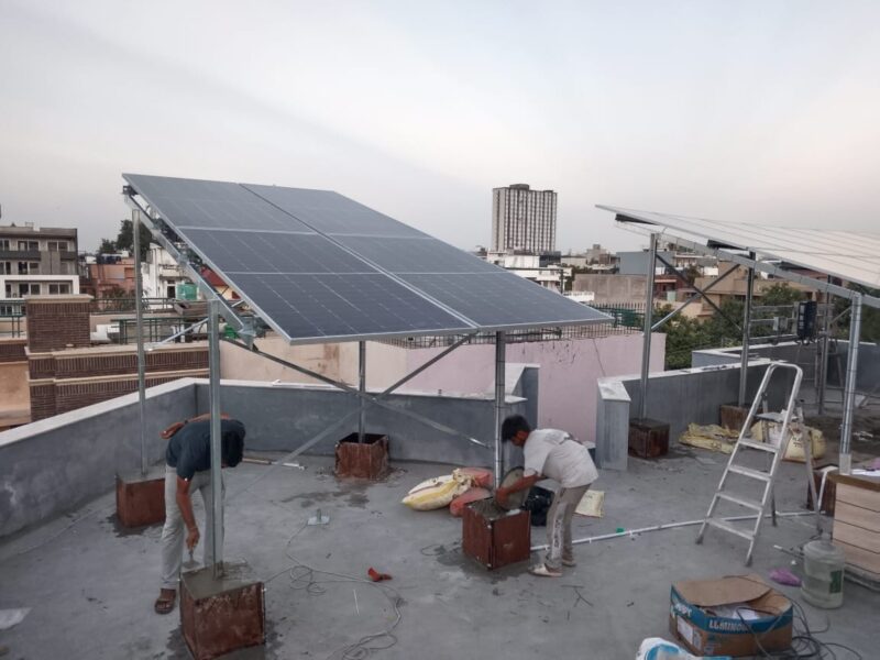 Solar panel installation for home Lucknow - Om Solar Solutions